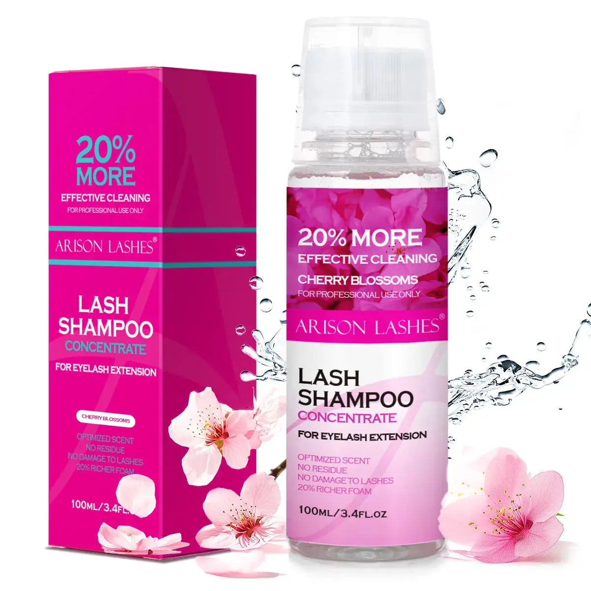 ARISON Lash Shampoo Concentrate, Eyelash Extension Cleanser dylinoshop