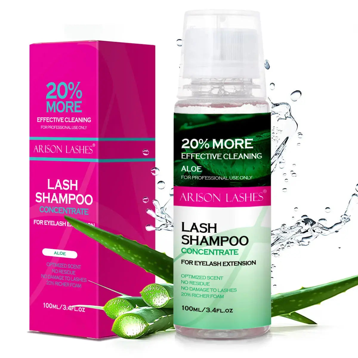 ARISON Lash Shampoo Concentrate, Eyelash Extension Cleanser dylinoshop