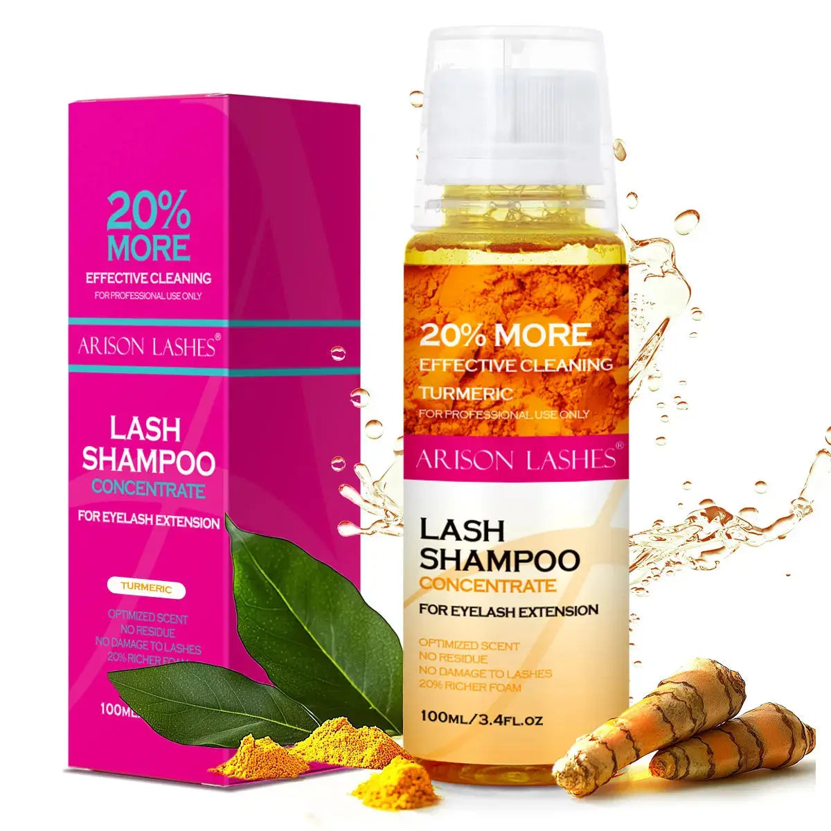 ARISON Lash Shampoo Concentrate, Eyelash Extension Cleanser dylinoshop