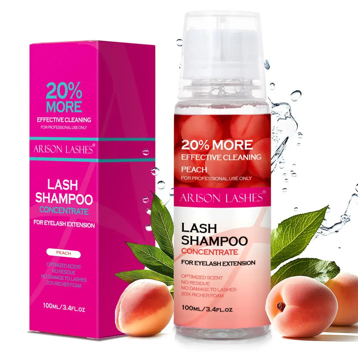 ARISON Lash Shampoo Concentrate, Eyelash Extension Cleanser dylinoshop