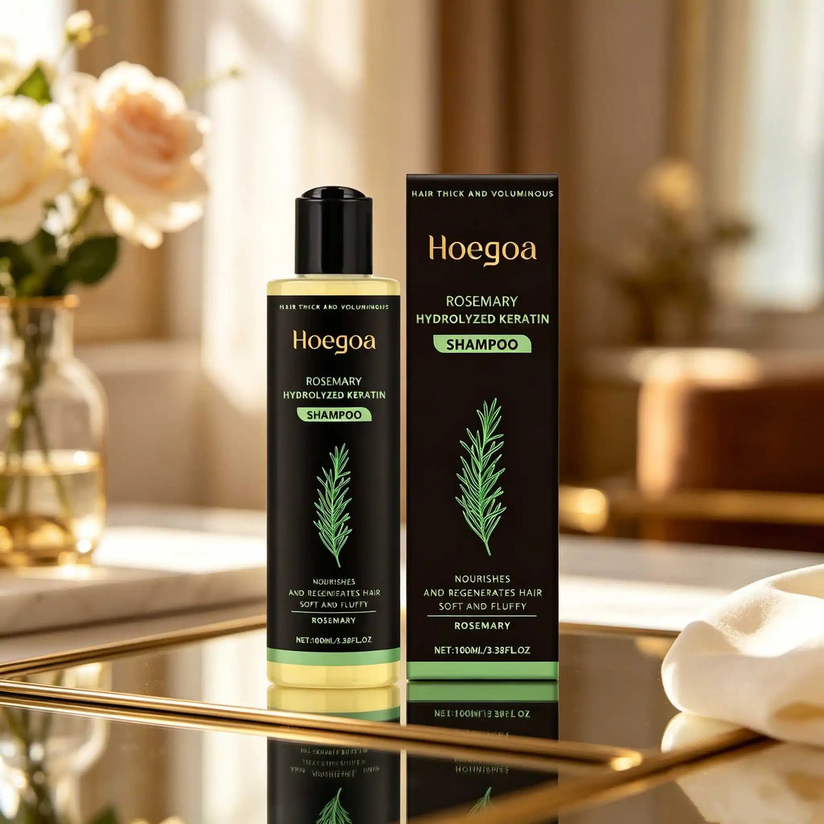 Thickening Shampoo Control Oil Boost Volume Strengthen Strands Reduce Breakage Nourishing Repairing Rosemary Hair Care Shampoo dylinoshop