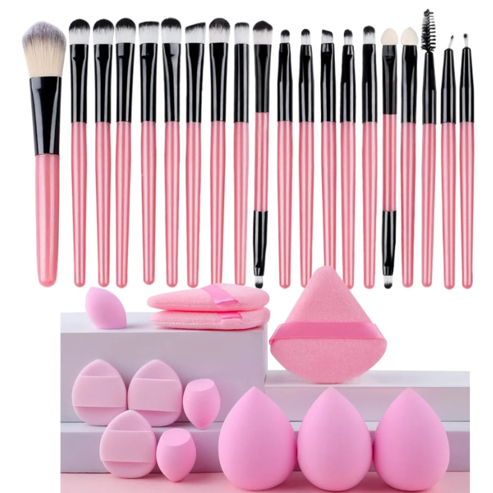 20-Piece Synthetic Makeup Brush Set dylinoshop