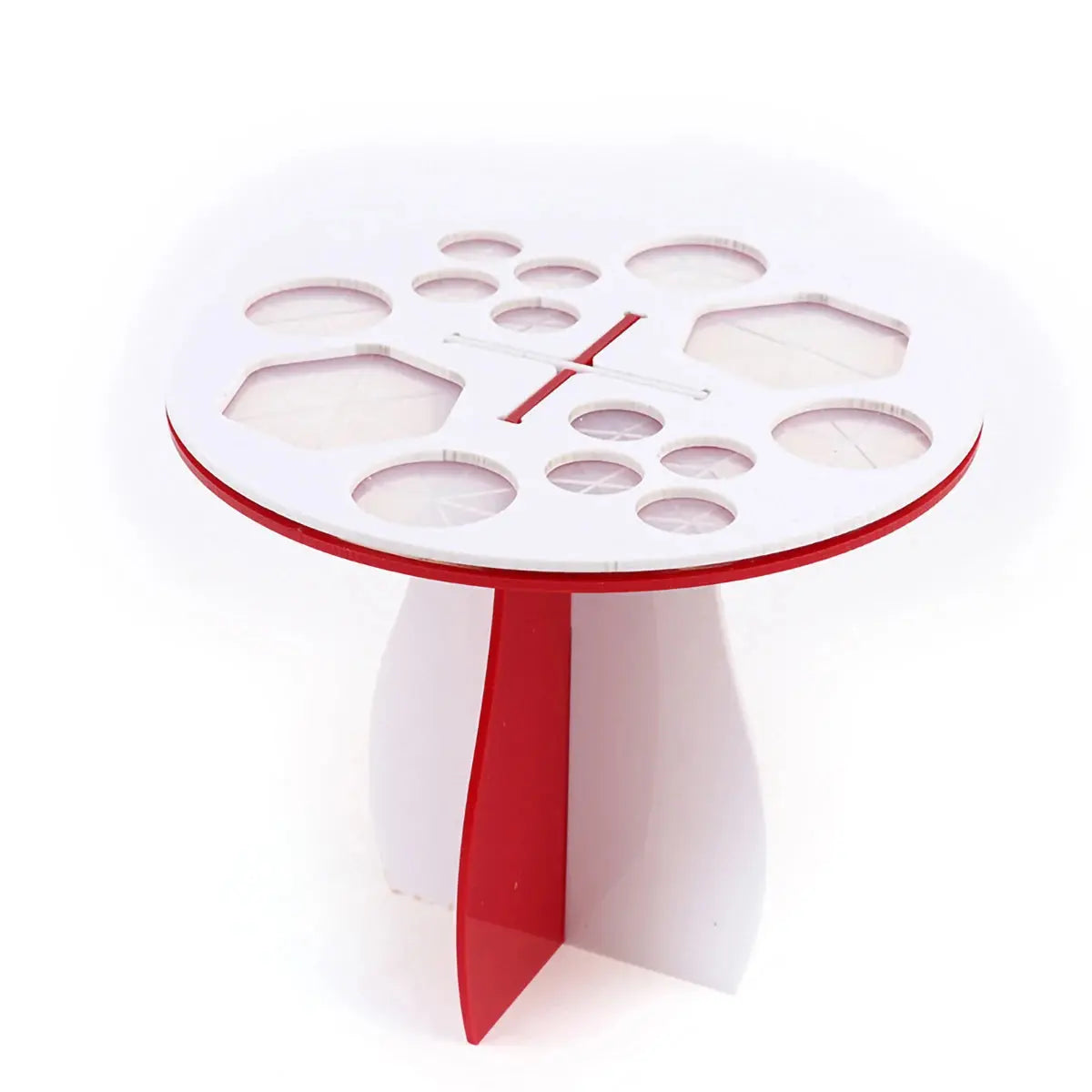 Acrylic Makeup Brush Drying Rack, 14 or 28 Holes dylinoshop