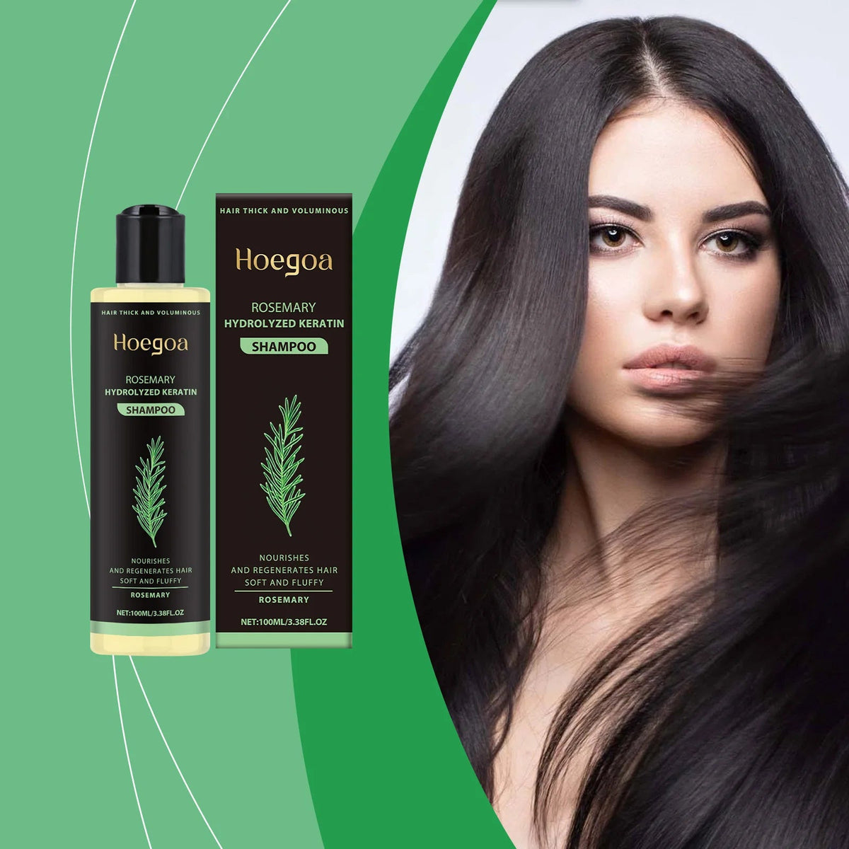 Thickening Shampoo Control Oil Boost Volume Strengthen Strands Reduce Breakage Nourishing Repairing Rosemary Hair Care Shampoo dylinoshop