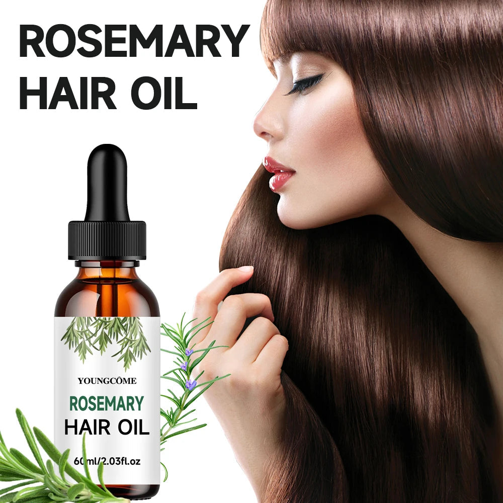 Rosemary Dense Hair Essential Oil Repair Hairs Damage Prevent Hair Loss Promotes Hair Growth Fights Dandruff Dry ScalpAdds Shine dylinoshop