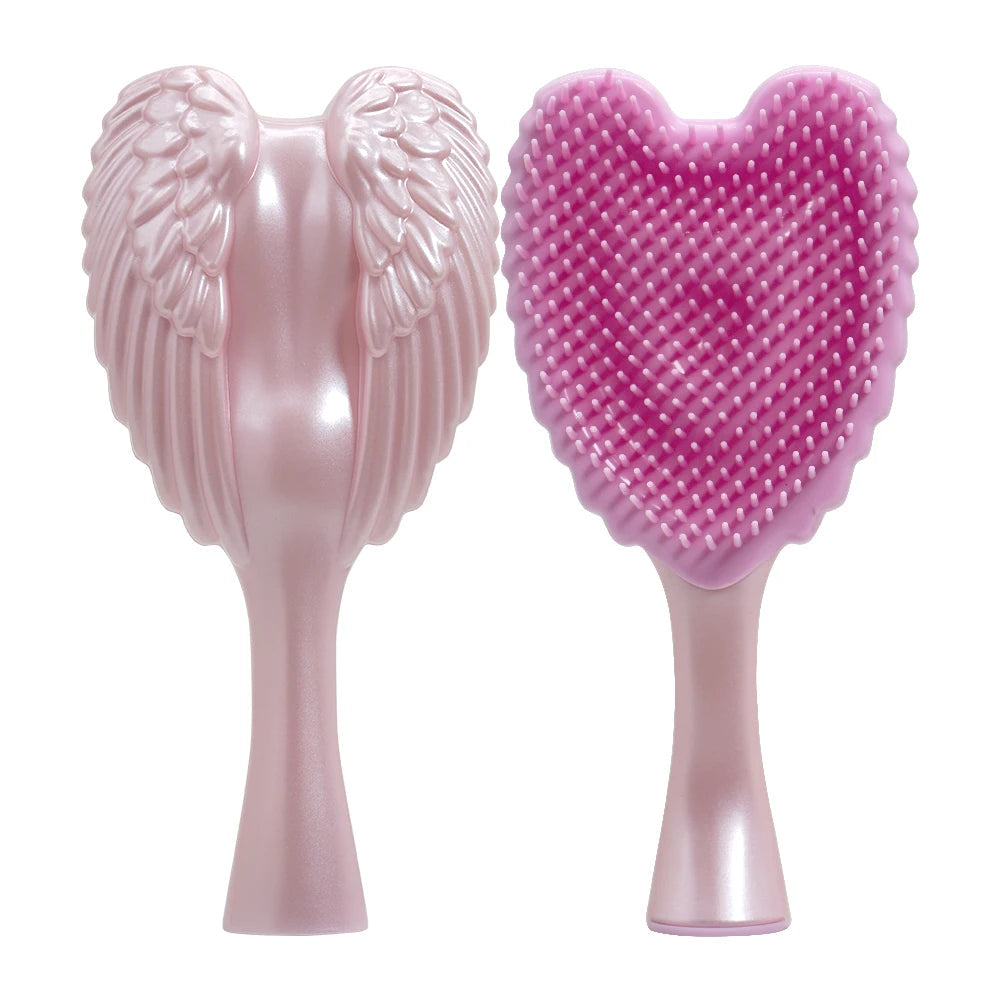 Professional Mini Angel Detangling Tangle Hairbrush Comb Anti-static Hair Brush Women Massage Combs For Salon Hairdressing Tools dylinoshop