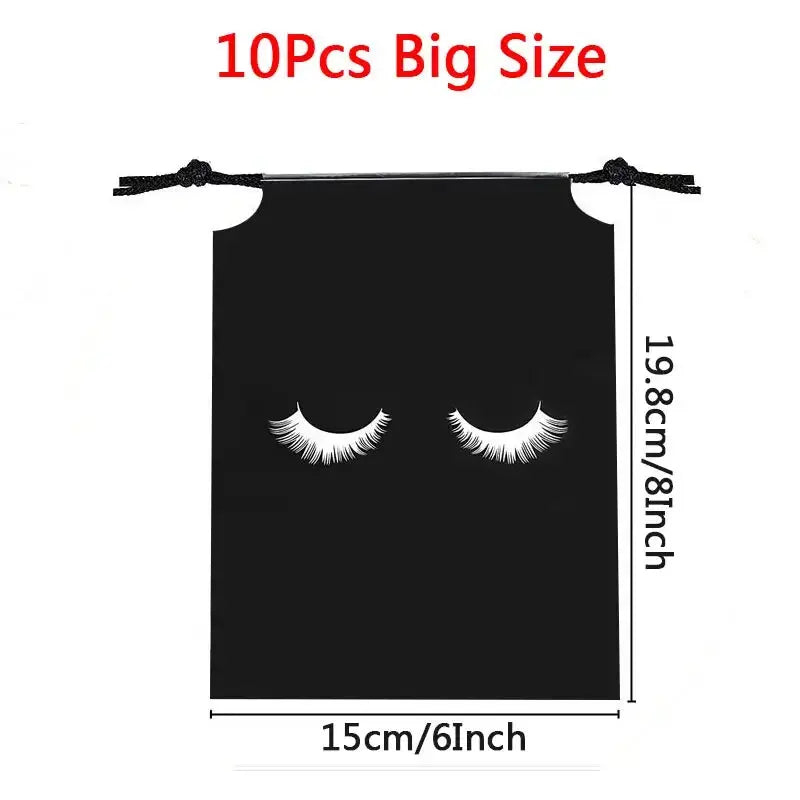 BOLUOYIN Waterproof Drawstring Travel Pouches, 10-Pack dylinoshop