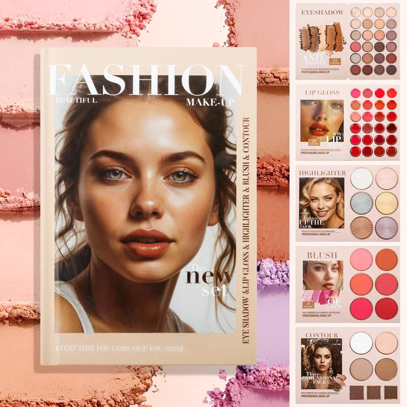 Bella Eyeshadow Palette | 67 Highly Pigmented Shades, Book-Style Design 