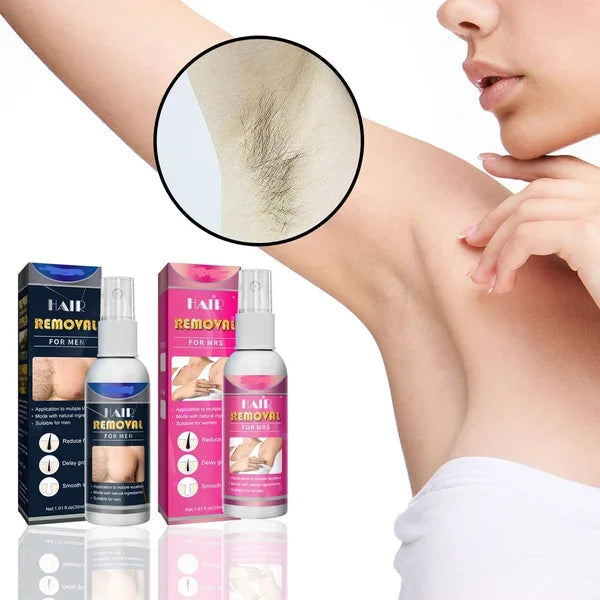 Breezy Hair Removal Spray | Pain-Free, Nourishing Formula 