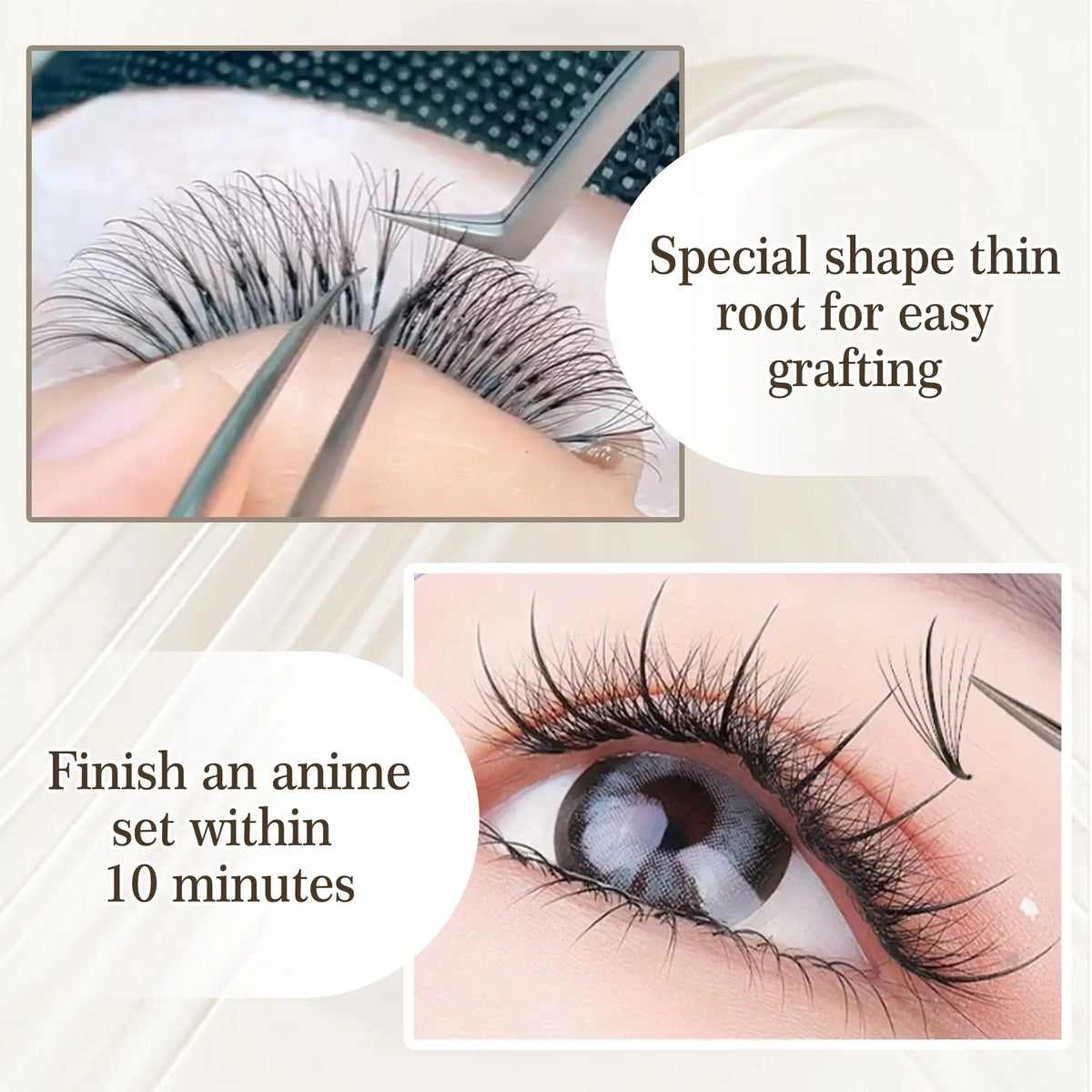 CoMango 5D 7D 9D Premade Fan Eyelashes Extension 120 Fan Pointy Base Promade Hybrid Lash Wispy Eyelashes Makeup Tool dylinoshop