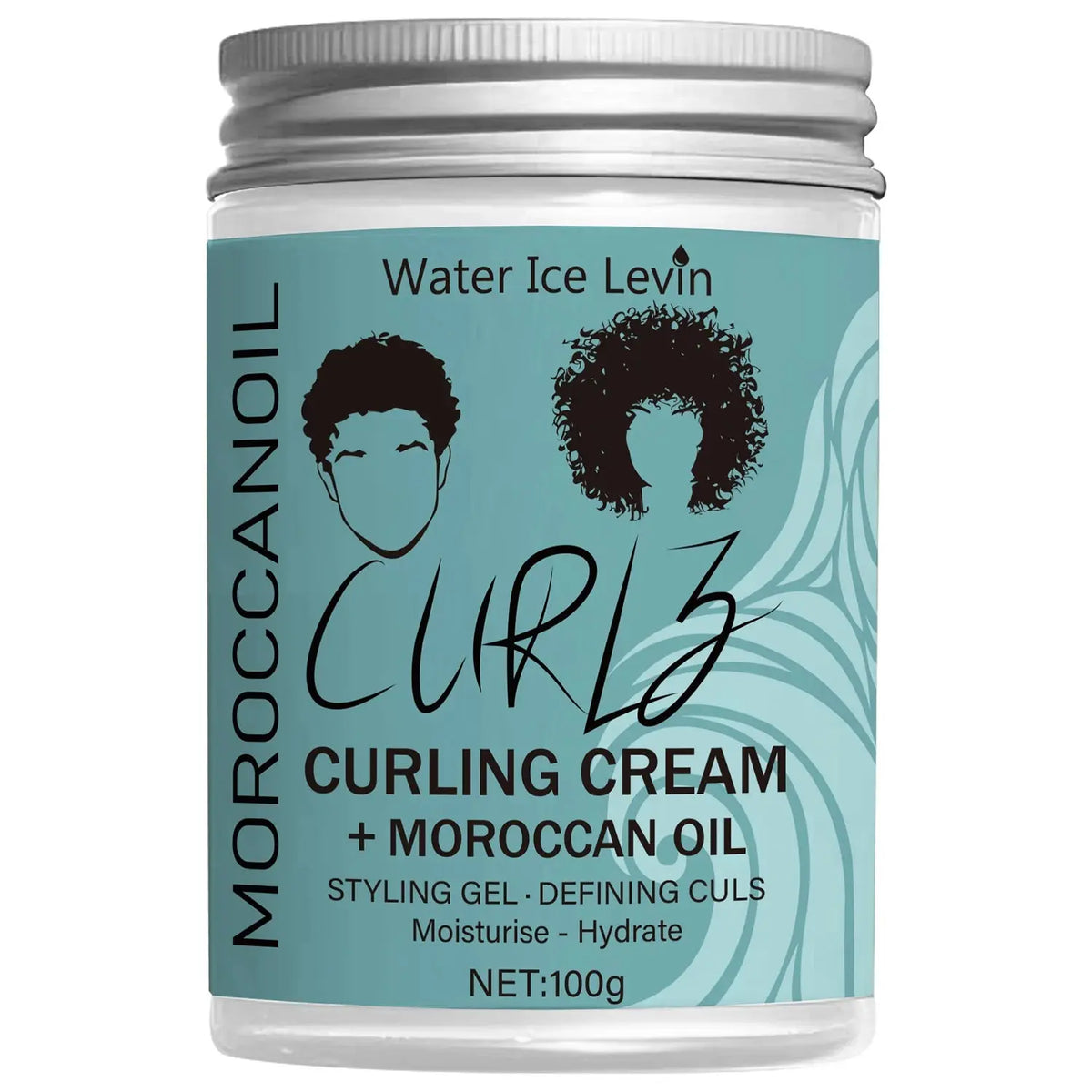 Coconut Oil Curling Cream - Hydrating Curl Definition, Softness & Shine, Frizz Control, Winter Hair Care, All Hair Types