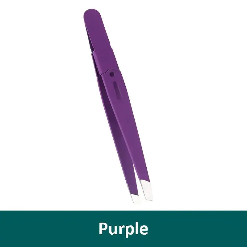 Colorful Slanted-Tip Eyebrow Tweezers dylinoshop