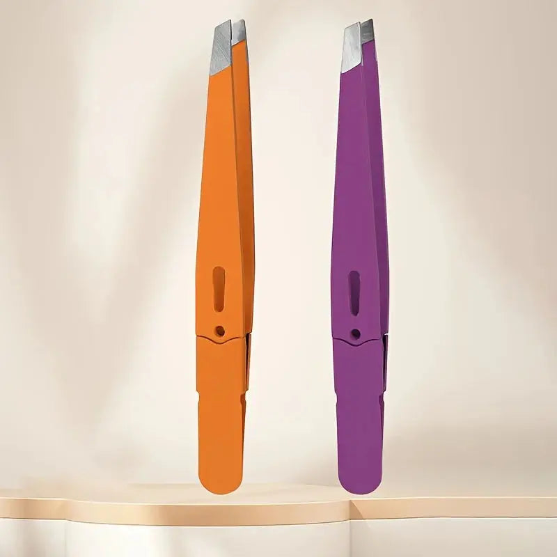 Colorful Slanted-Tip Eyebrow Tweezers dylinoshop