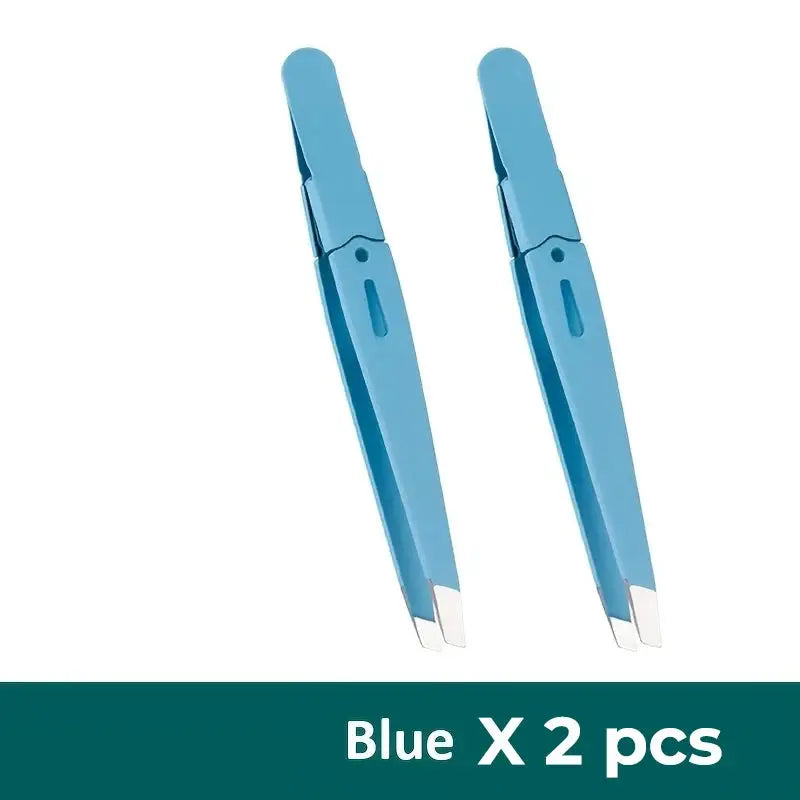 Colorful Slanted-Tip Eyebrow Tweezers dylinoshop