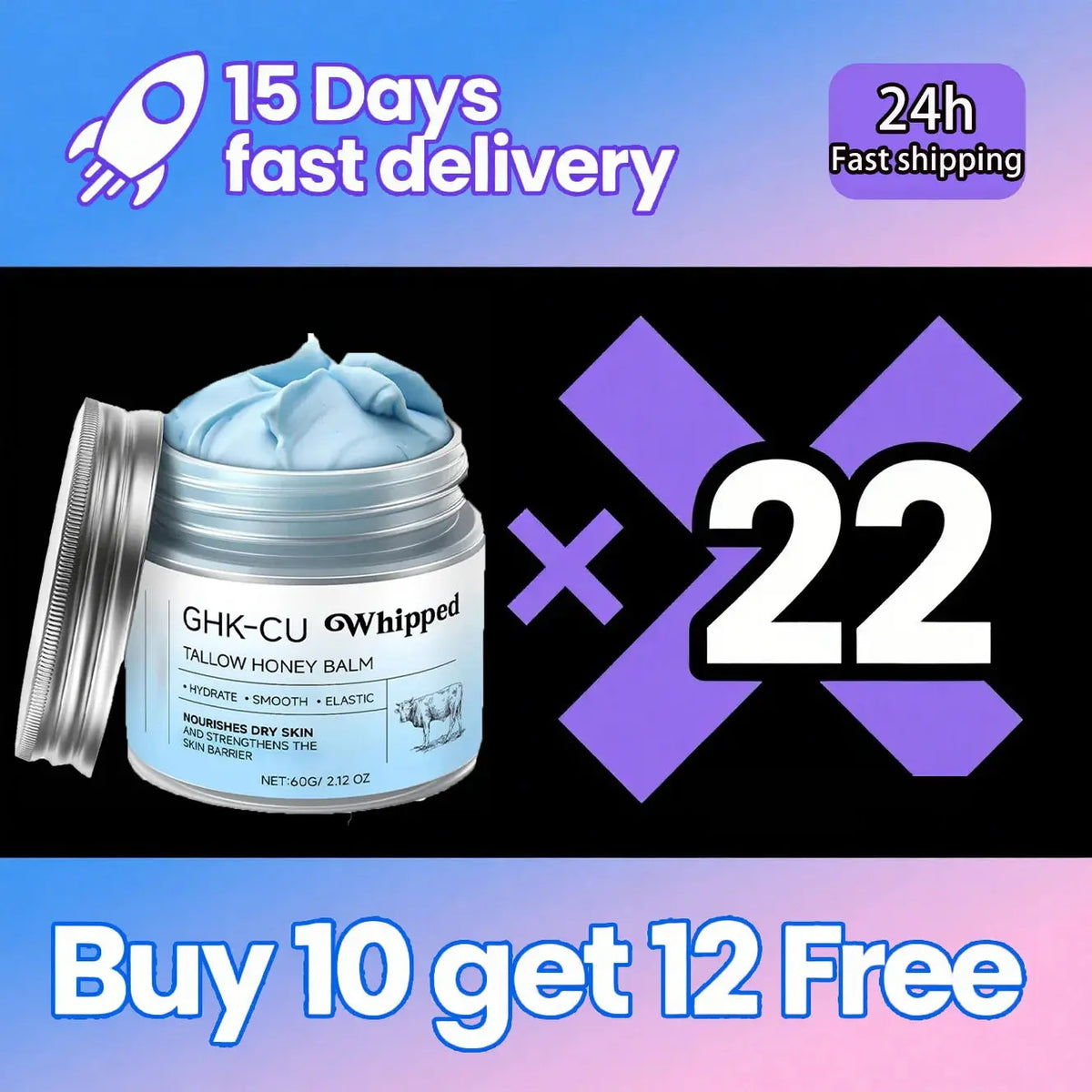 Copper Peptide Face & Body Moisturizer for Dry & Sensitive Skin