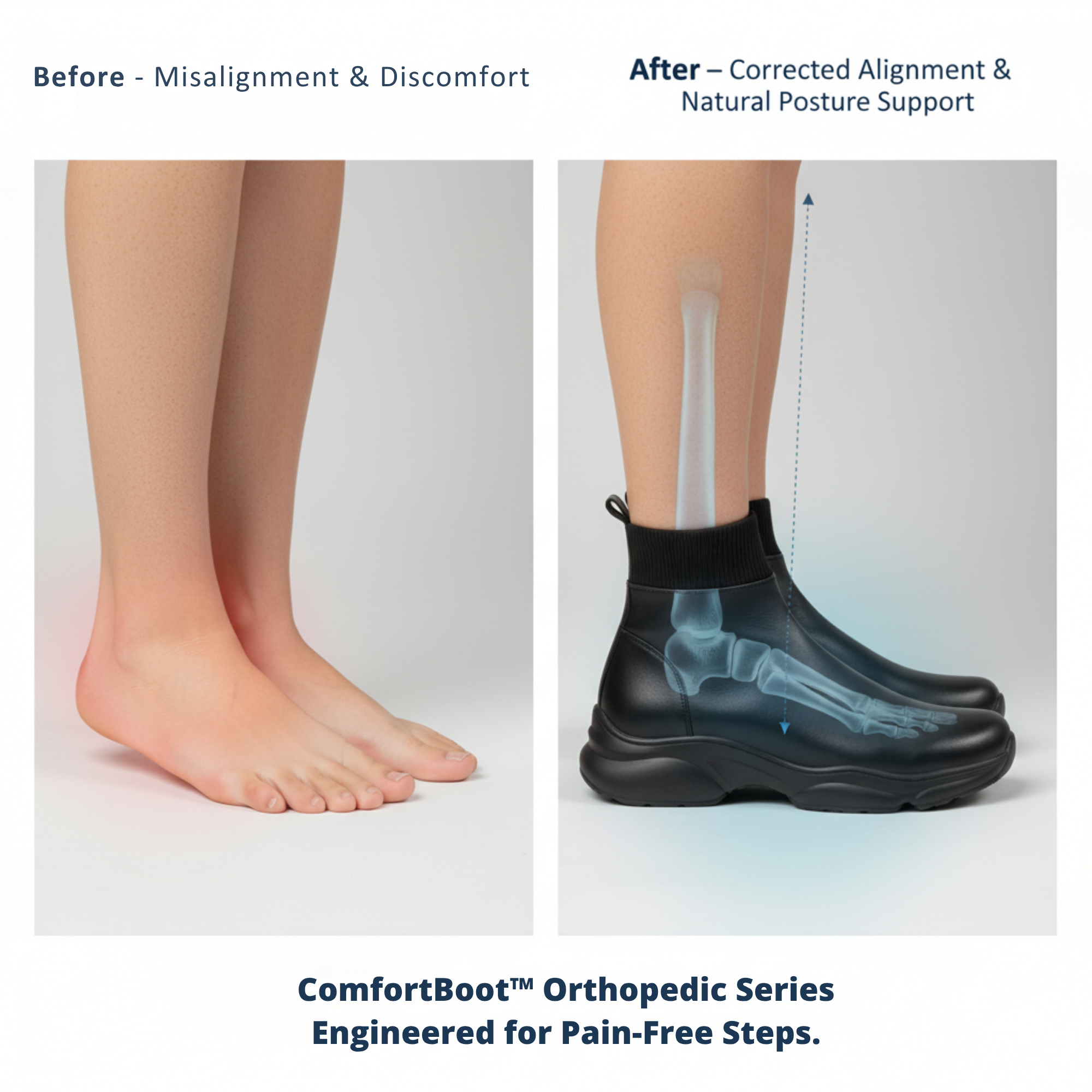 Cura Ortho Boots | Orthopedic Support, Enhanced Stability 