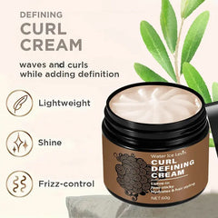 Curl Defining Cream, Nourishing, Anti-Frizz, Smooths Curls, Enhances Curls, Moisturizes and Adds Shine - Color-Safe and Sulfate-Free Styling Product