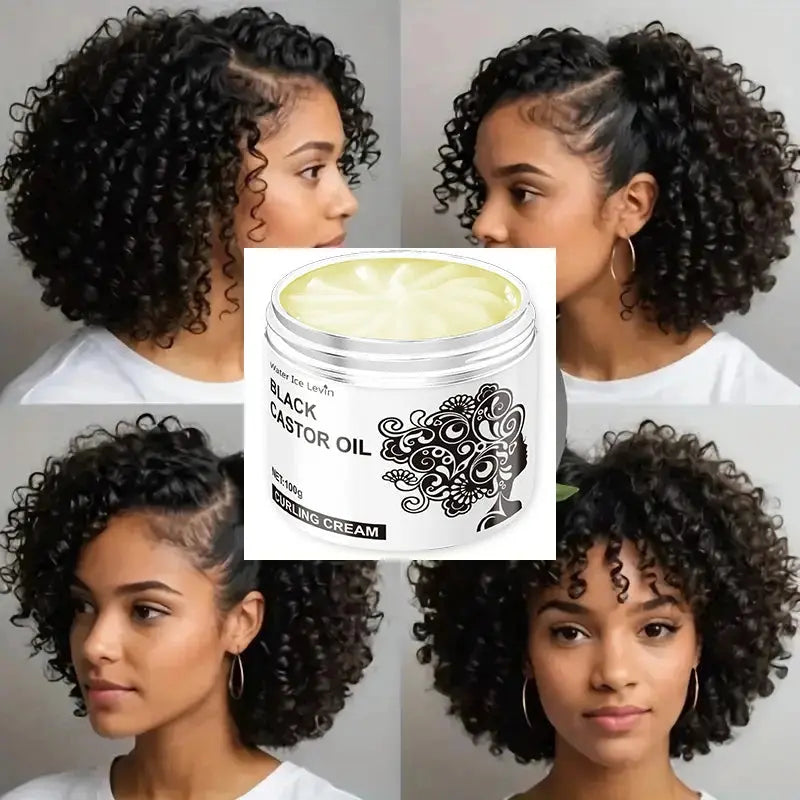 Curly Hair Elasticity Cream – Moisturizing Gel for Curl Definition, Cucumber Scent