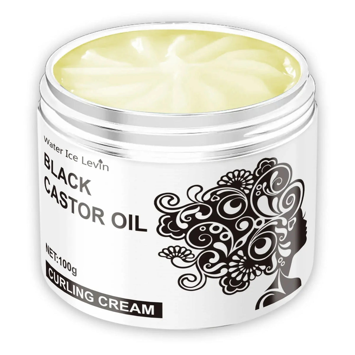Curly Hair Elasticity Cream, Neutral Hair Gel, Moisturizing Curly Hair Formula, Nourishes and Moisturizes Hair, Provides Elasticity and a Fluffy Feel, 1 Bottle