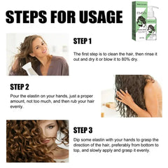 Curly Styling Gel Curling Cream - Define, Moisturize & Hydrate Curls for Bouncy, Shiny Hairstyles with Keratin & Biotin