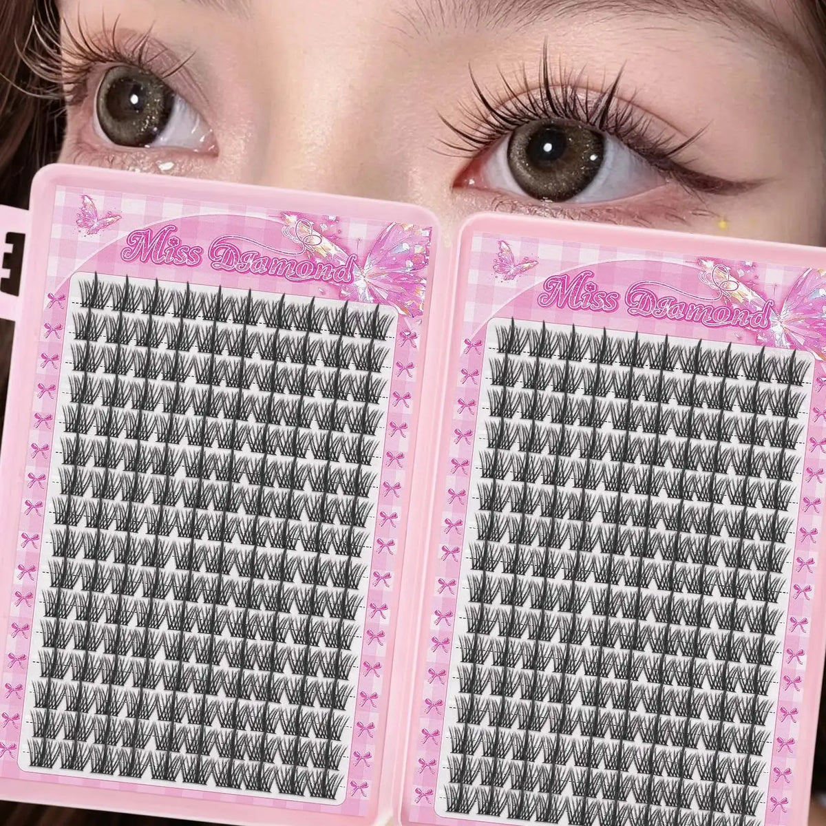 DIY Individual Cluster Eyelash Extensions, 32 Rows dylinoshop