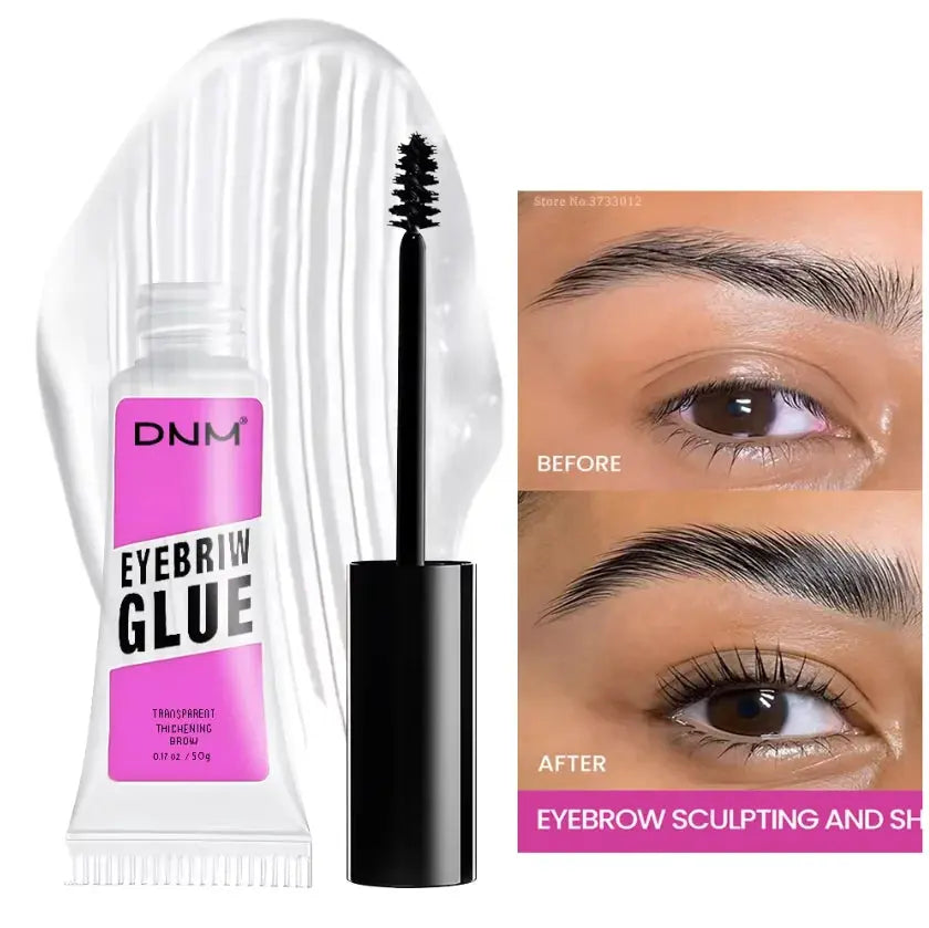 DNM Clear Eyebrow Styling Gel - Waterproof Brow Setting Wax dylinoshop
