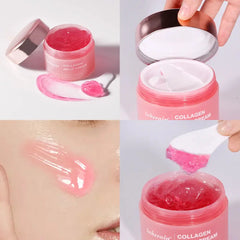 Deep Hydrating Collagen Jelly Cream Moisturizing Tightening Soothing Anti-Aging Firmness Hydration Cream Skincare Cosmetics