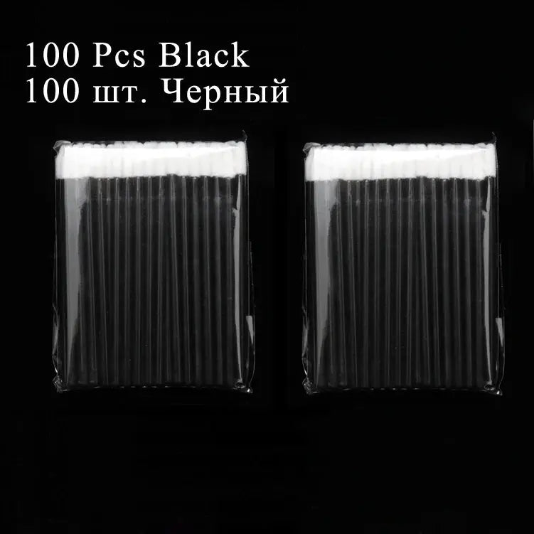 Disposable Sponge-Tip Lip Brush Applicators, 100-Pack dylinoshop
