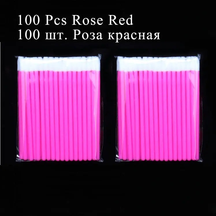 Disposable Sponge-Tip Lip Brush Applicators, 100-Pack dylinoshop