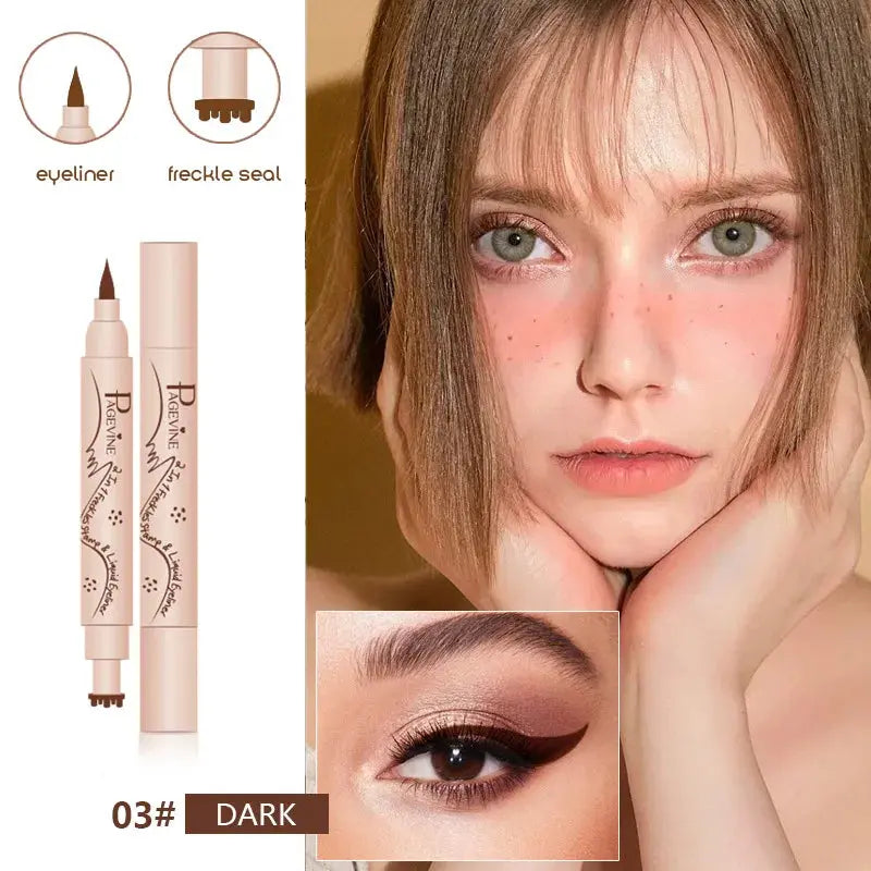 Double-Ended Freckle Stamp Pen, 3-in-1 Waterproof Face Marker dylinoshop