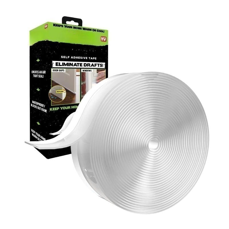DuraSeal Weather Stripping | Self-Adhesive Silicone Door Seal Strip 