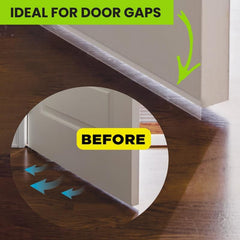 DuraSeal Weather Stripping | Self-Adhesive Silicone Door Seal Strip 