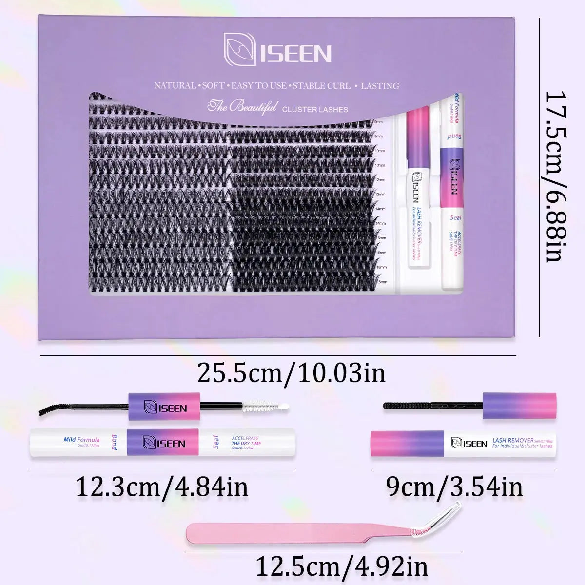 Eyelash Clusters Kit - Wispy Individual DIY Lash Extensions dylinoshop