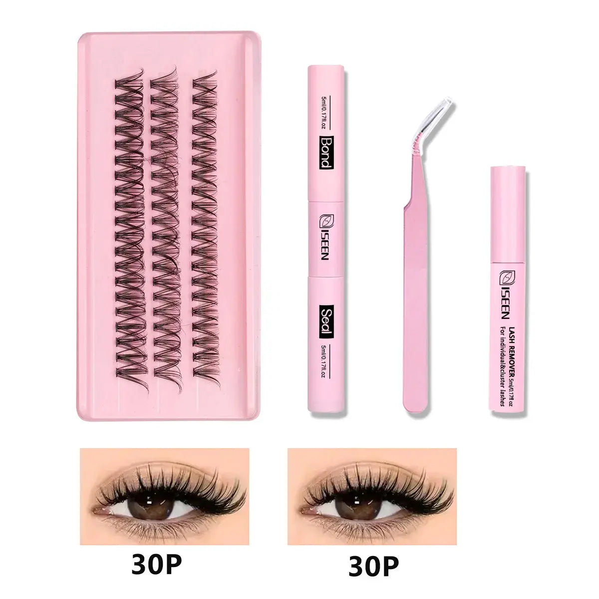 Eyelash Clusters Kit - Wispy Individual DIY Lash Extensions dylinoshop