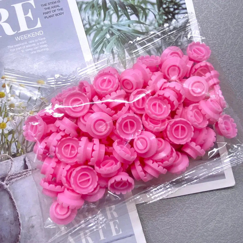 Eyelash Glue Holder Stand with 100 Flower Volume Fan Pallets dylinoshop
