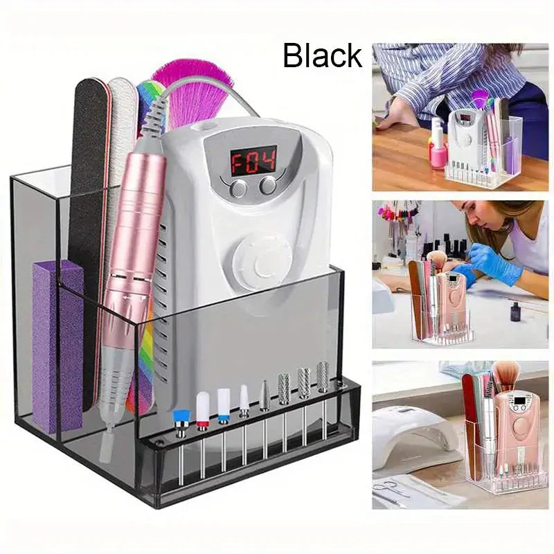 FUMOSIK Clear Acrylic Nail Drill Bit Display & Organizer dylinoshop