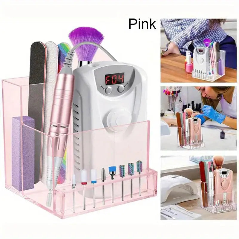 FUMOSIK Clear Acrylic Nail Drill Bit Display & Organizer dylinoshop
