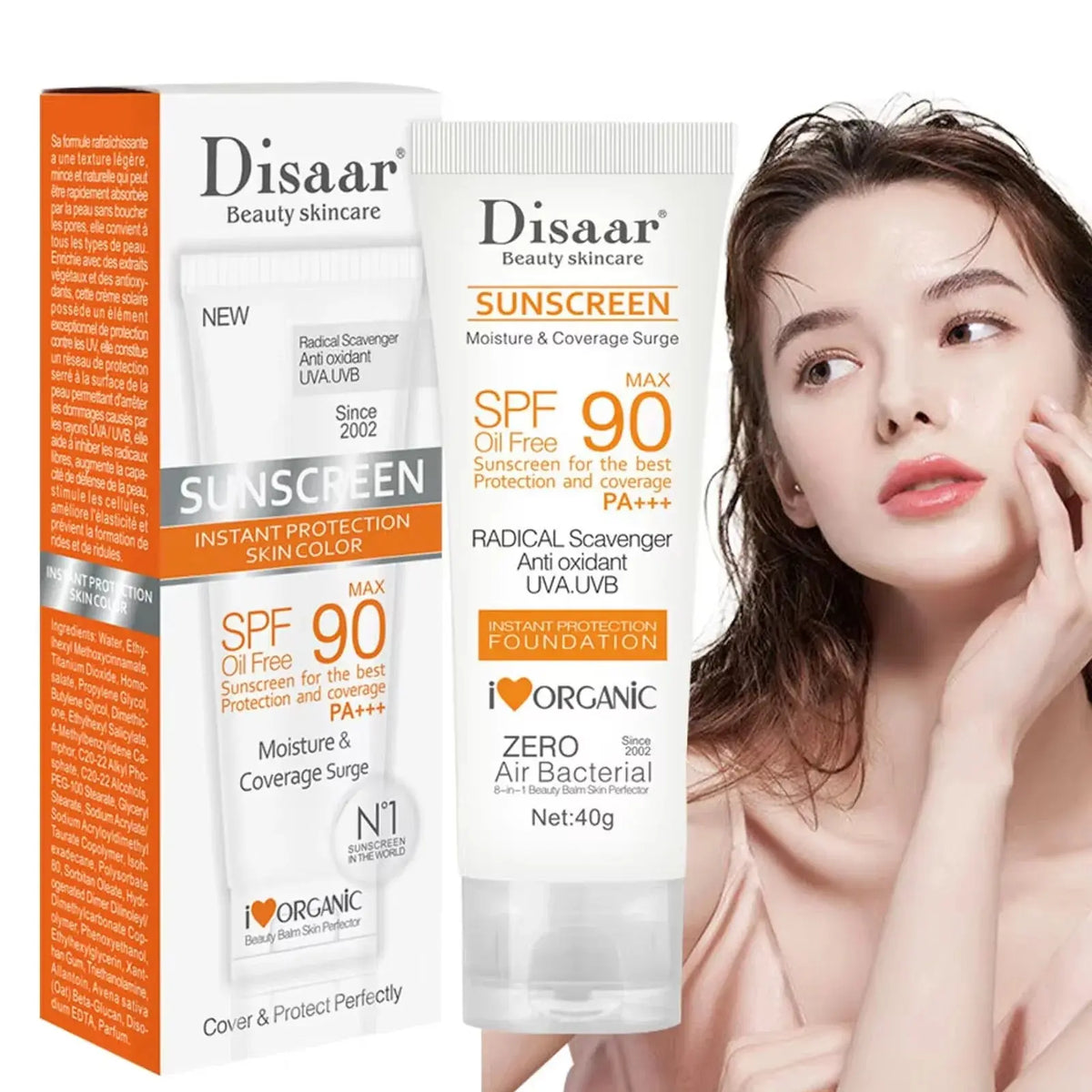 Facial & Body Sunscreen - Sun Protection Cream, 40g