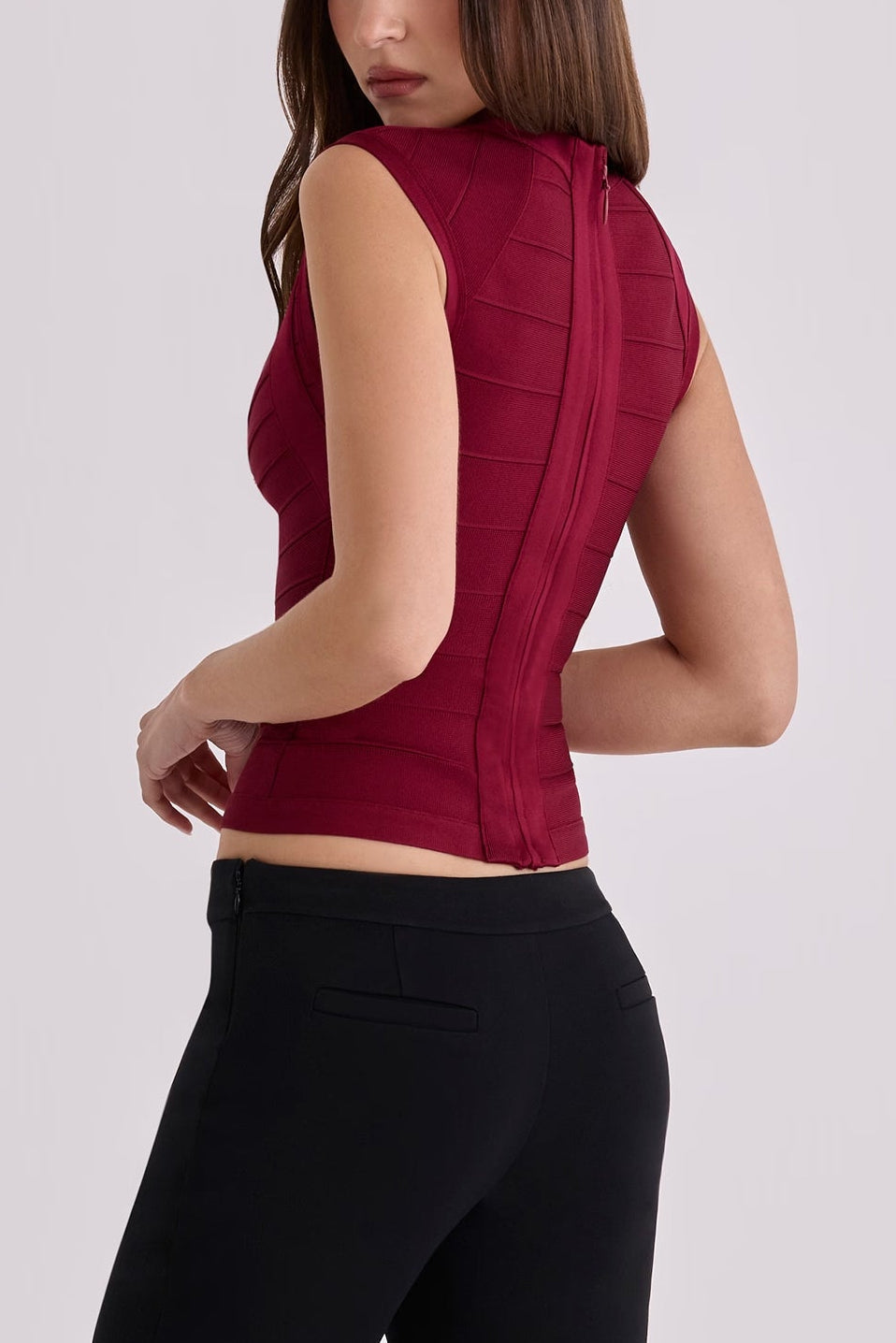 Fina Crop Top | Flattering Bandage Design, True to Size Fit 