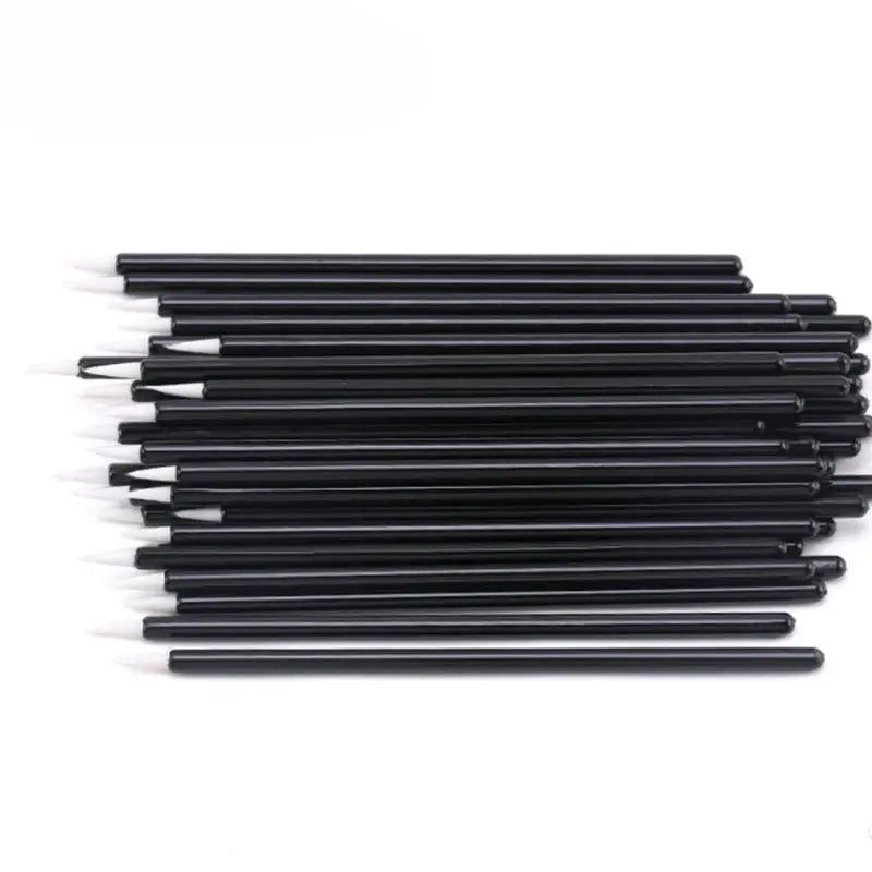 Fine-Tip Eyeliner & Detail Brushes, 50 or 100-Pack dylinoshop