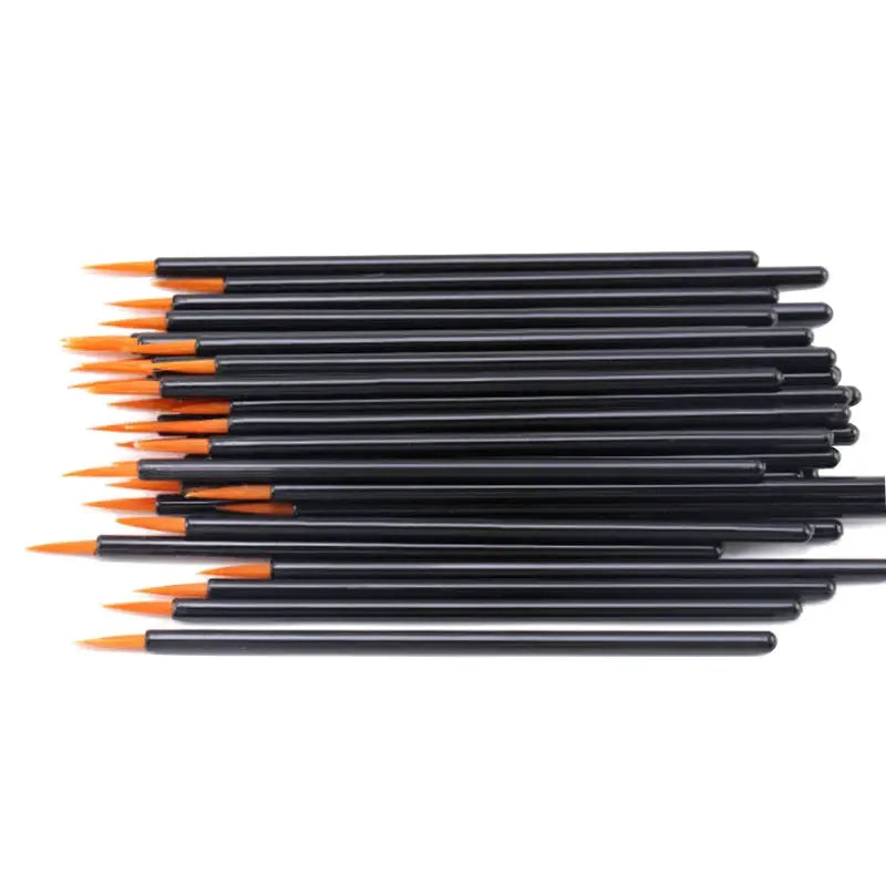 Fine-Tip Eyeliner & Detail Brushes, 50 or 100-Pack dylinoshop