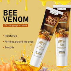 Firming Bee Venom Eye Cream for Under Eye Bags & Dark Circles,Moisturizer with Hyaluronic Acid & Collagen, All Skin Types