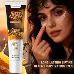Firming Bee Venom Eye Cream for Under Eye Bags & Dark Circles,Moisturizer with Hyaluronic Acid & Collagen, All Skin Types