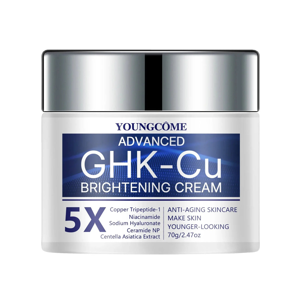 Copper Peptide (GHK-Cu) Anti-Aging Face Cream & Serum - Firming & Hydrating Moisturizer