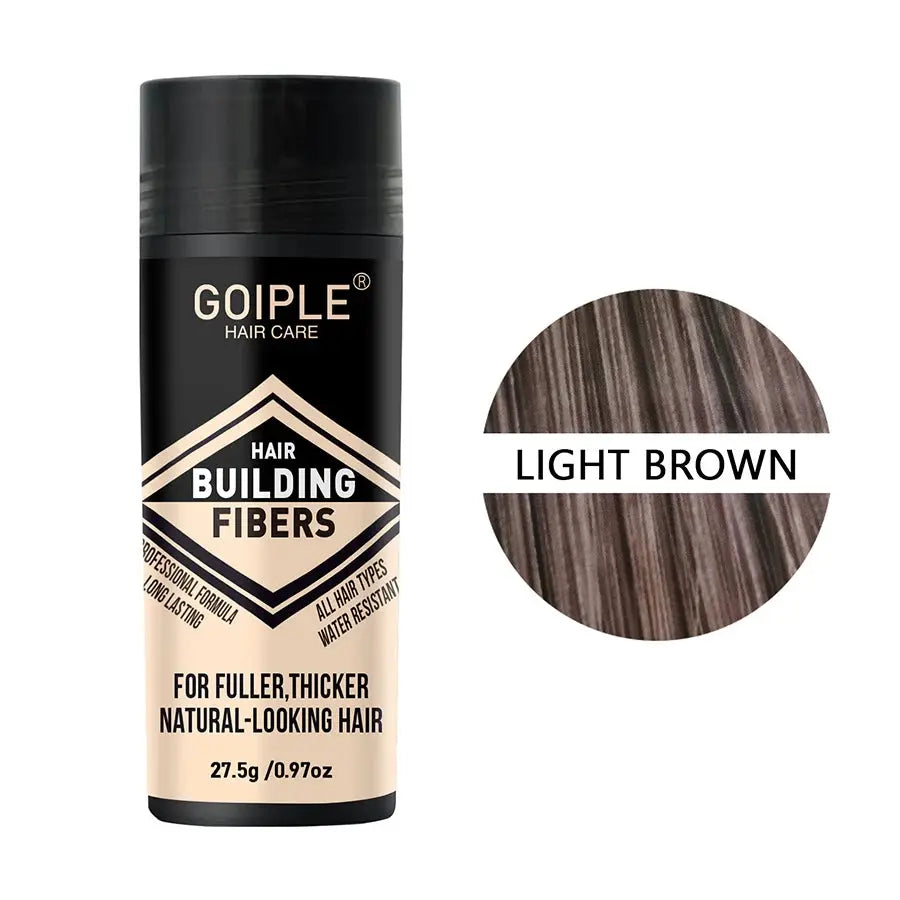 GOIPLE Hair Building Fiber Powder – Natural Thickening, Waterproof, Long Lasting