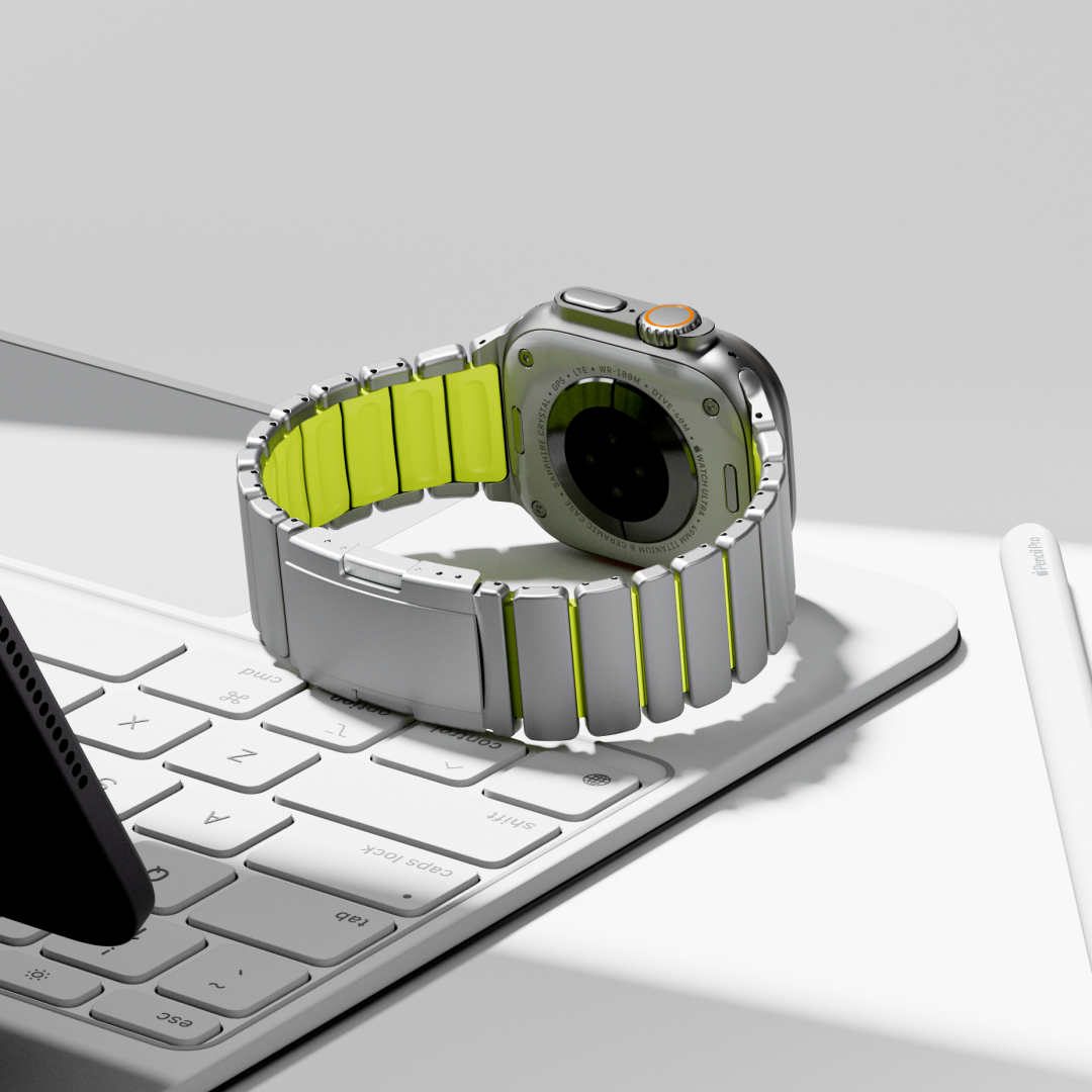 Garnet Titanium Watch Band | Grade 5, Water-Resistant for Apple Watch Ultra 