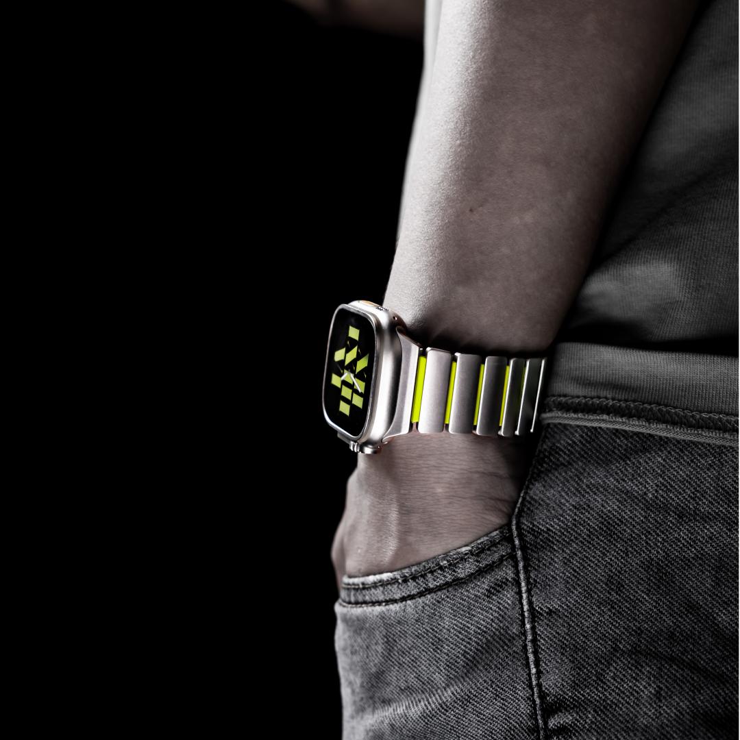 Garnet Titanium Watch Band | Grade 5, Water-Resistant for Apple Watch Ultra 