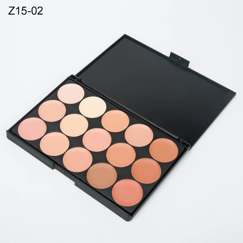 15 Colors Face Concealer Camouflage Cream Contour Palette Maquillaje Profesional Foundation Paleta Concealer dylinoshop