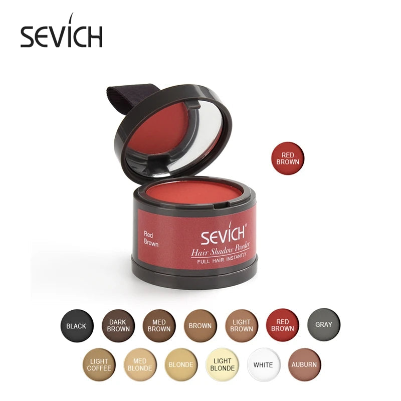 Sevich 12 Color Hairline Powder Hairline Shadow Cover Up Fill In Thinning Hair Unisex Hairline Shadow Powder Modified Gray Hair dylinoshop