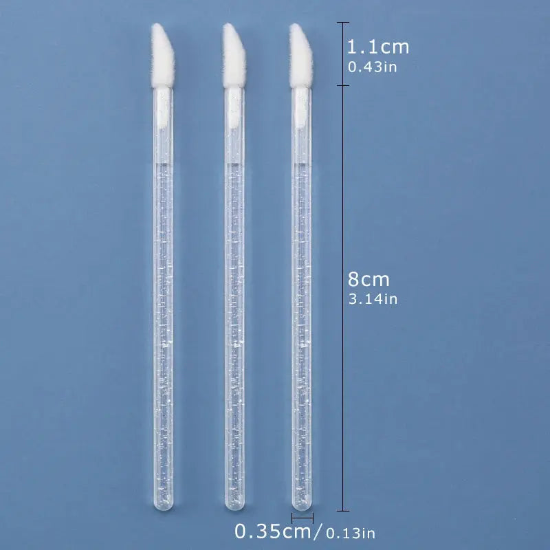 HMQ Beauty Crystal Eyelash & Mascara Applicator Brushes, 50-Pack dylinoshop